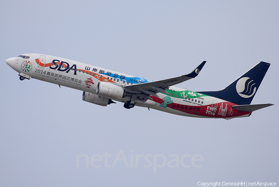 Shandong Airlines Boeing 737-89L (B-5856) | Photo 337115