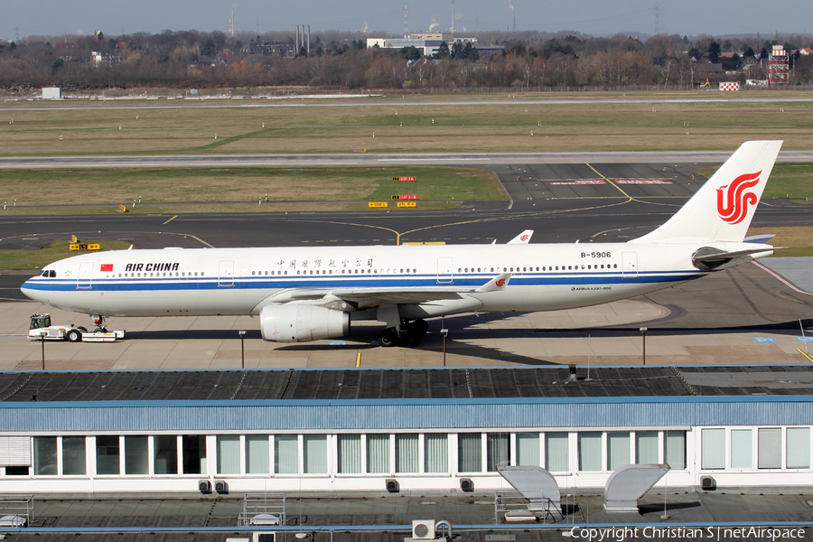 Air China Airbus A330-343 (B-5906) | Photo 150092