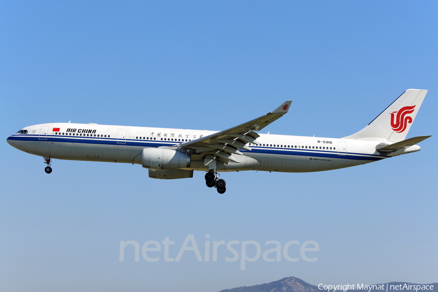 Air China Airbus A330-343 (B-5916) | Photo 137467