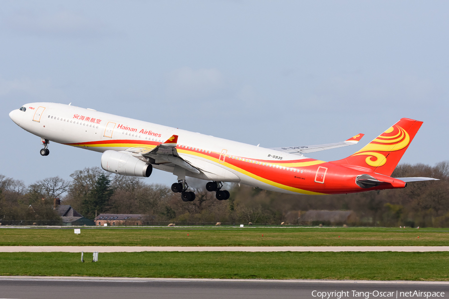 Hainan Airlines Airbus A330-343X (B-5935) | Photo 469650