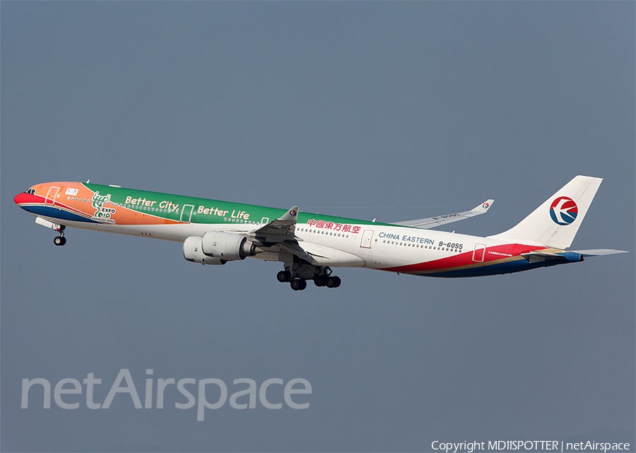 China Eastern Airlines Airbus A340-642 (B-6055) | Photo 103142