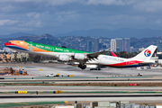 China Eastern Airlines Airbus A340-642 (B-6055) at  Los Angeles - International, United States