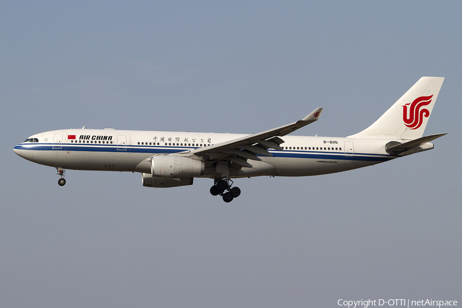 Air China Airbus A330-243 (B-6115) | Photo 379256