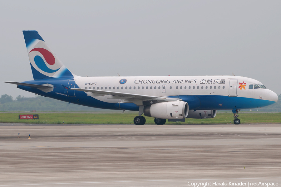 Chongqing Airlines Airbus A319-133 (B-6247) | Photo 304159