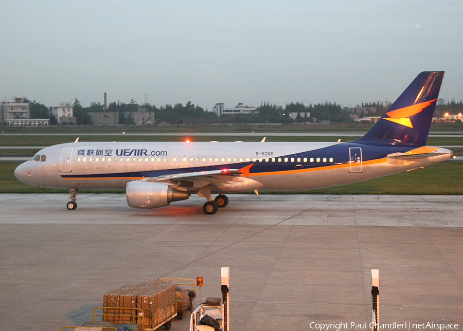 United Eagle Airlines Airbus A320-214 (B-6266) | Photo 49016