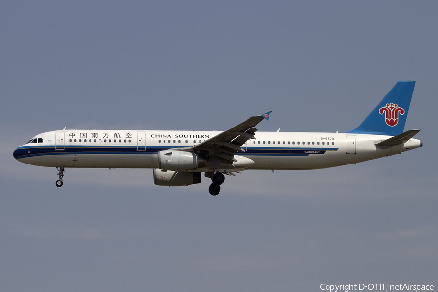 China Southern Airlines Airbus A321-231 (B-6270) | Photo 407061