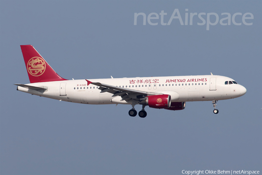 Juneyao Airlines Airbus A320-214 (B-6340) | Photo 156206