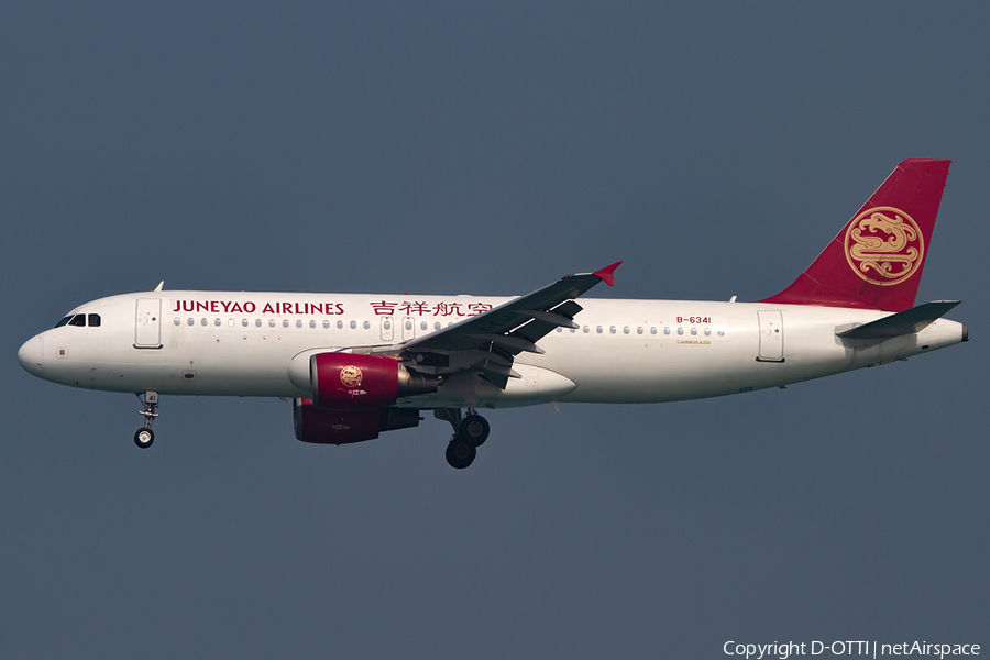 Juneyao Airlines Airbus A320-214 (B-6341) | Photo 397209