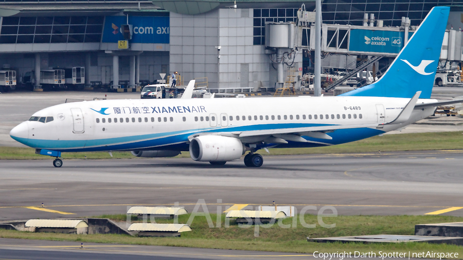 Xiamen Airlines Boeing 737-85C (B-6489) | Photo 312774