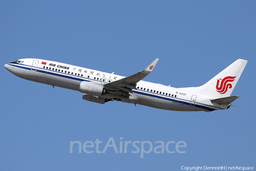 Air China Boeing 737-89L (B-6497) | Photo 344877