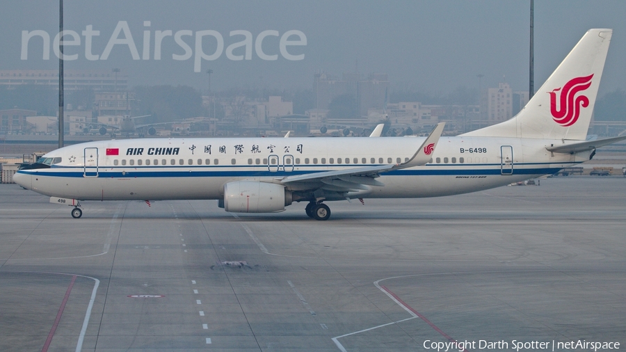 Air China Boeing 737-89L (B-6498) | Photo 170312