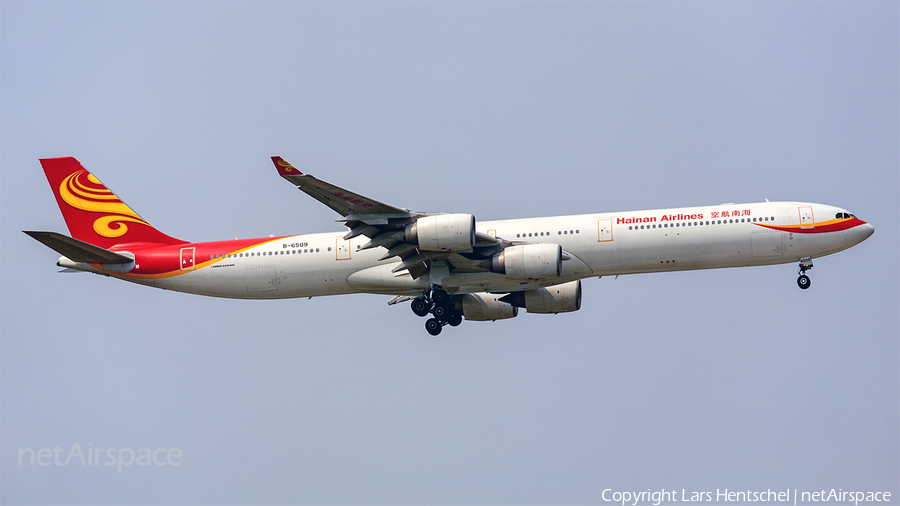 Hainan Airlines Airbus A340-642 (B-6509) | Photo 423545