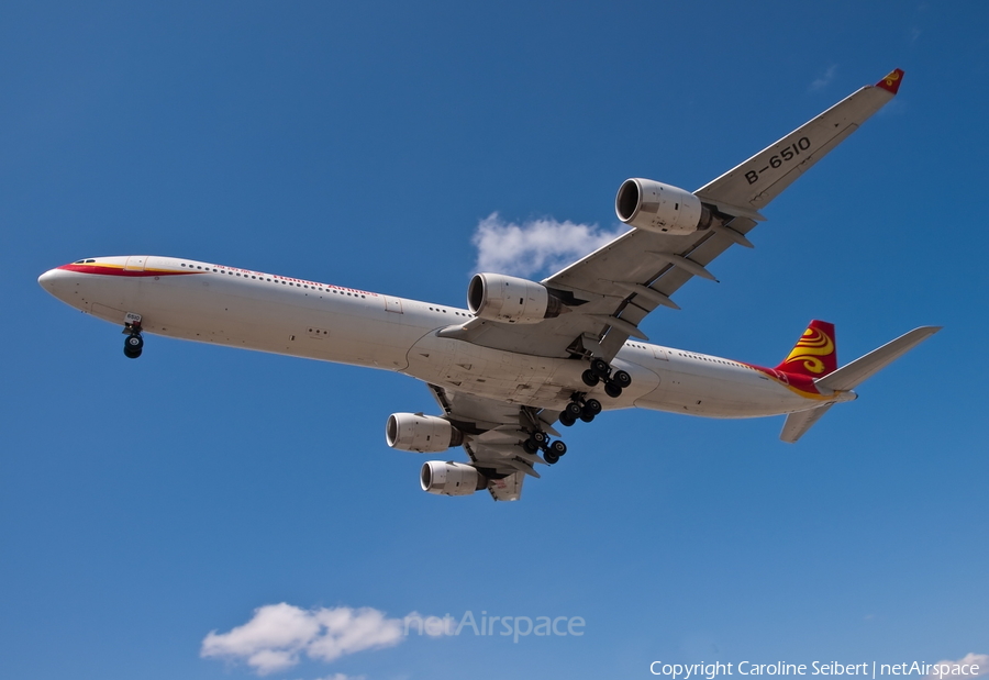 Hainan Airlines Airbus A340-642 (B-6510) | Photo 77357