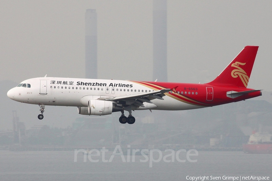 Shenzhen Airlines Airbus A320-214 (B-6563) | Photo 9539