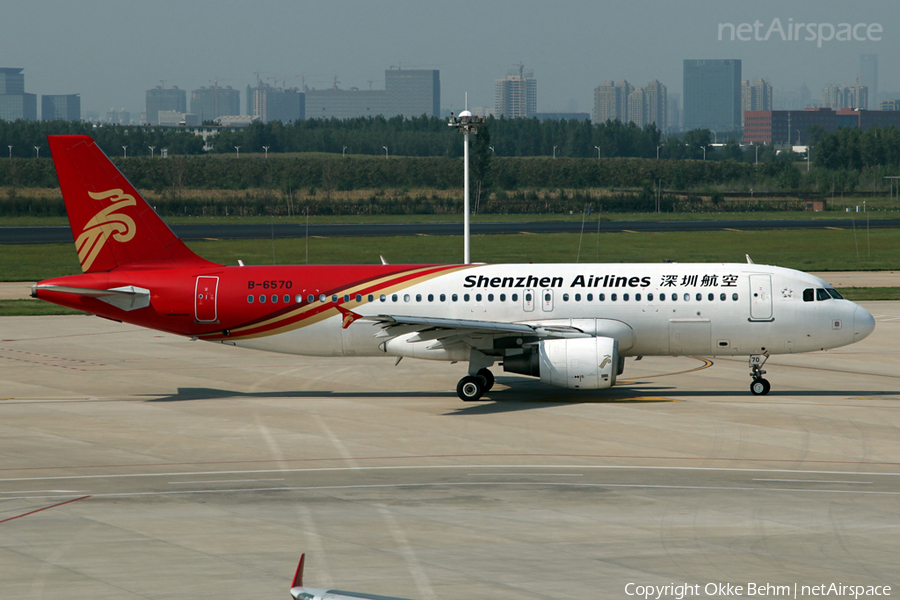 Shenzhen Airlines Airbus A320-214 (B-6570) | Photo 57934