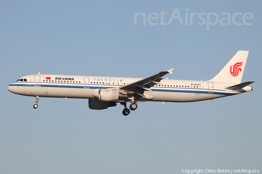 Air China Airbus A321-213 (B-6597) | Photo 70372