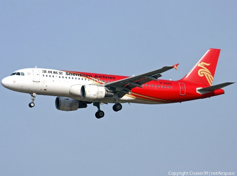 Shenzhen Airlines Airbus A320-214 (B-6649) | Photo 57982
