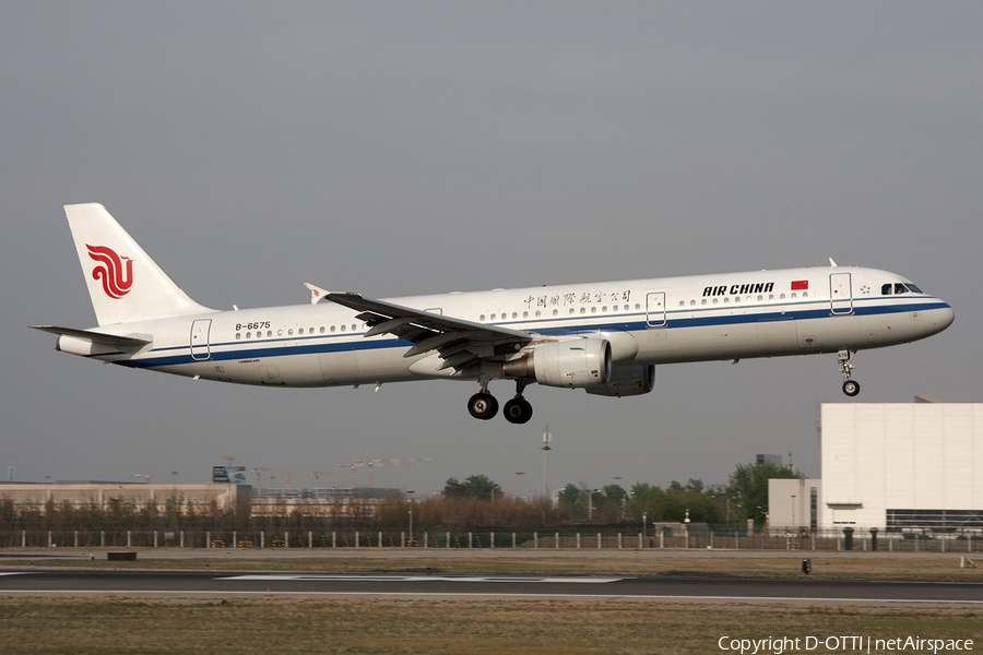 Air China Airbus A321-213 (B-6675) | Photo 407157