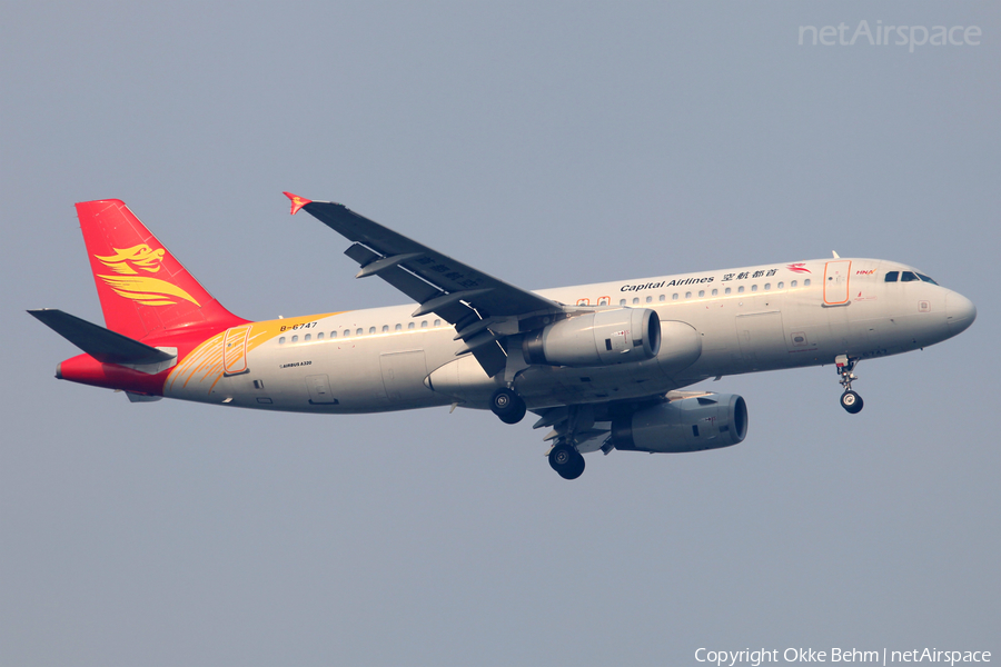 Capital Airlines Airbus A320-232 (B-6747) | Photo 69531