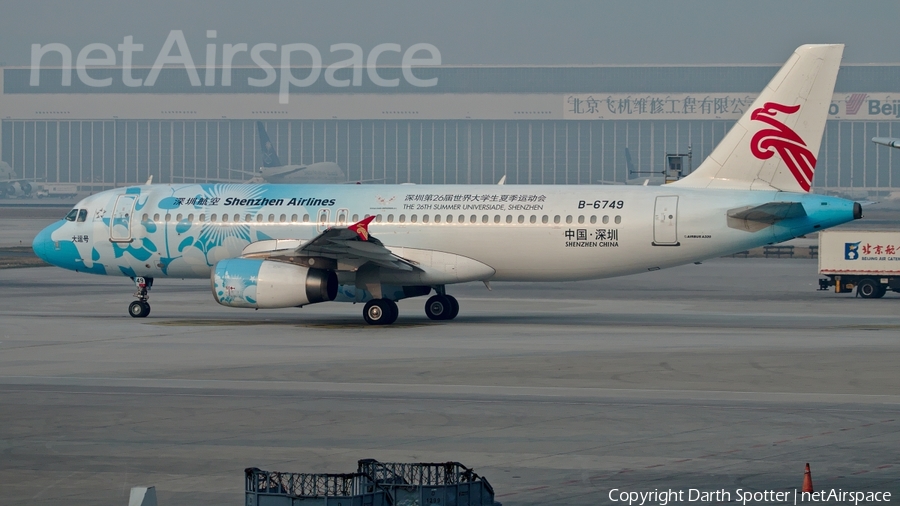 Shenzhen Airlines Airbus A320-232 (B-6749) | Photo 170313