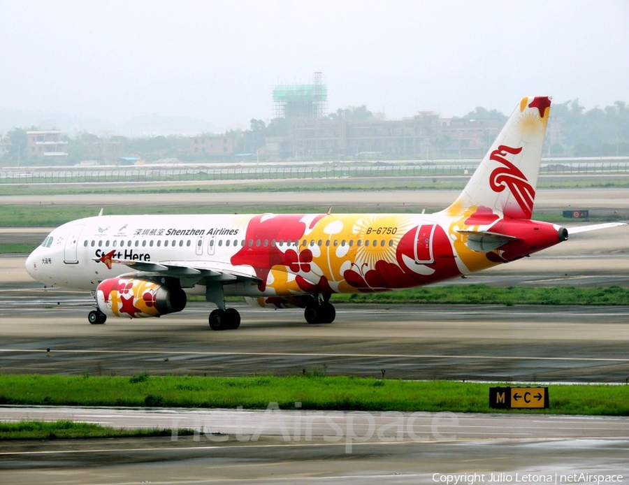 Shenzhen Airlines Airbus A320-232 (B-6750) | Photo 135710