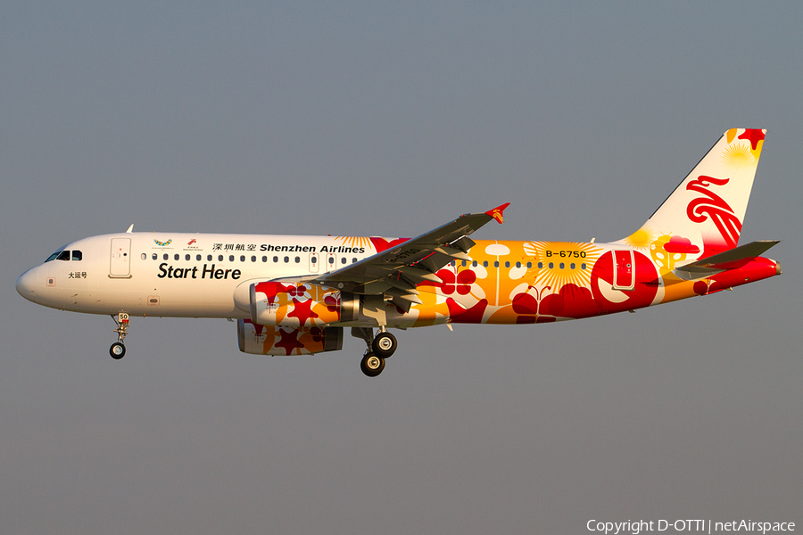 Shenzhen Airlines Airbus A320-232 (B-6750) | Photo 357159