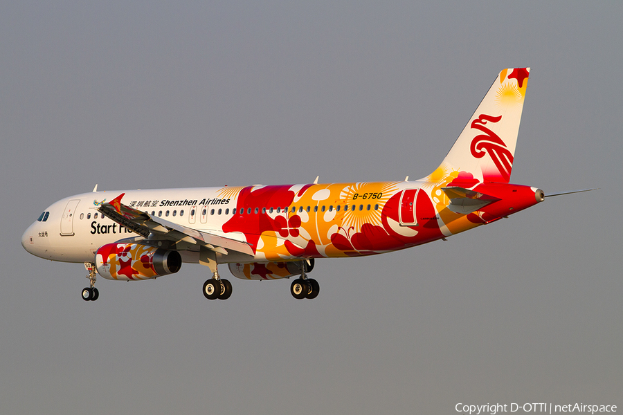 Shenzhen Airlines Airbus A320-232 (B-6750) | Photo 357160