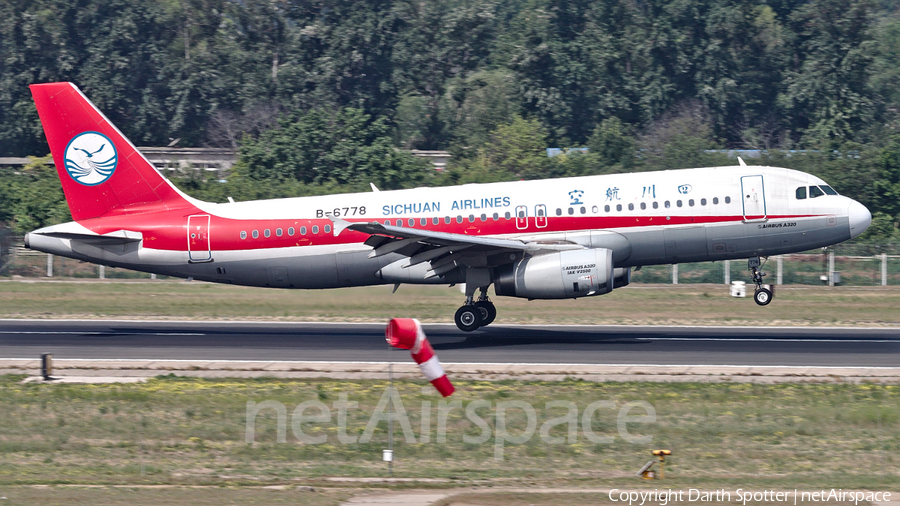 Sichuan Airlines Airbus A320-232 (B-6778) | Photo 253033