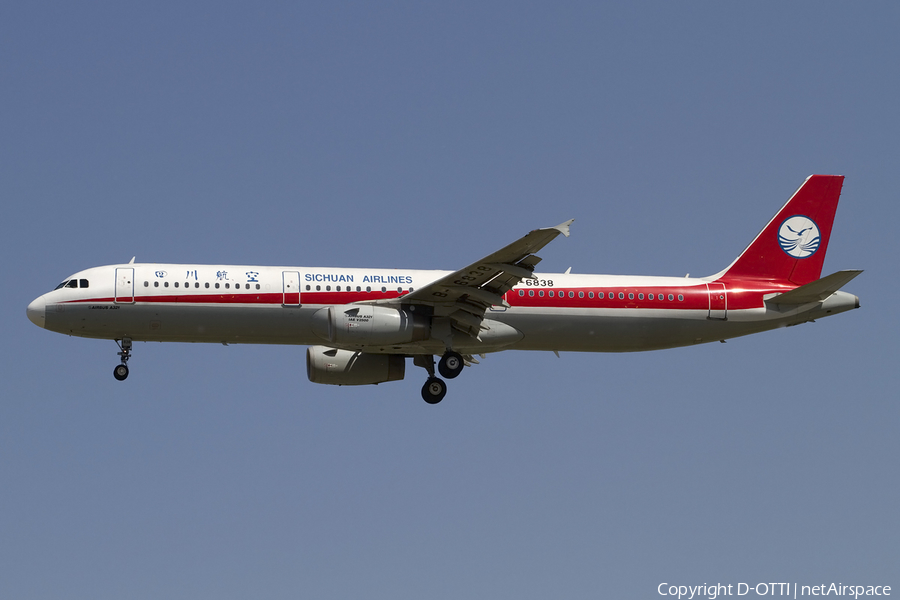 Sichuan Airlines Airbus A321-231 (B-6838) | Photo 406683