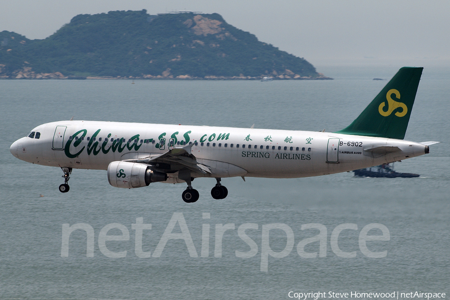 Spring Airlines Airbus A320-214 (B-6902) | Photo 51040