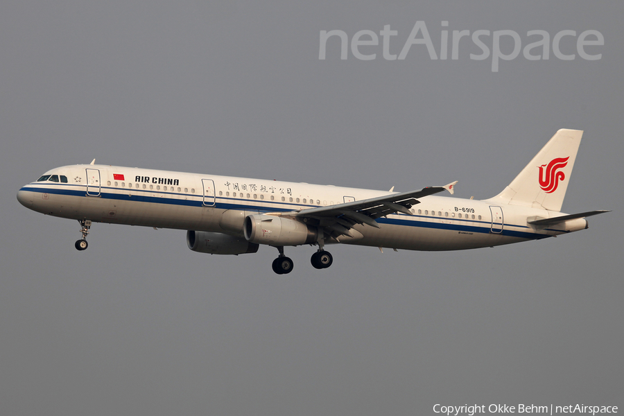 Air China Airbus A321-232 (B-6919) | Photo 129262