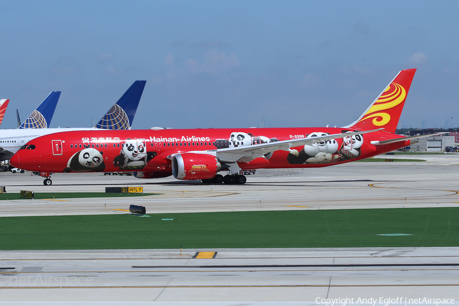 Hainan Airlines Boeing 787-9 Dreamliner (B-6998) | Photo 192607