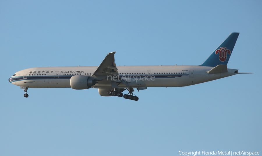 China Southern Airlines Boeing 777-31B(ER) (B-7588) | Photo 435220
