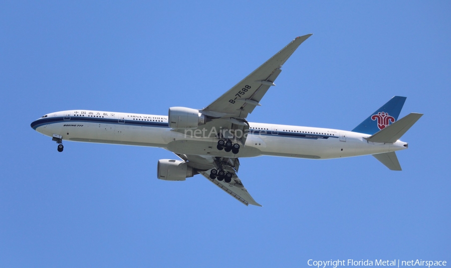 China Southern Airlines Boeing 777-31B(ER) (B-7588) | Photo 435221