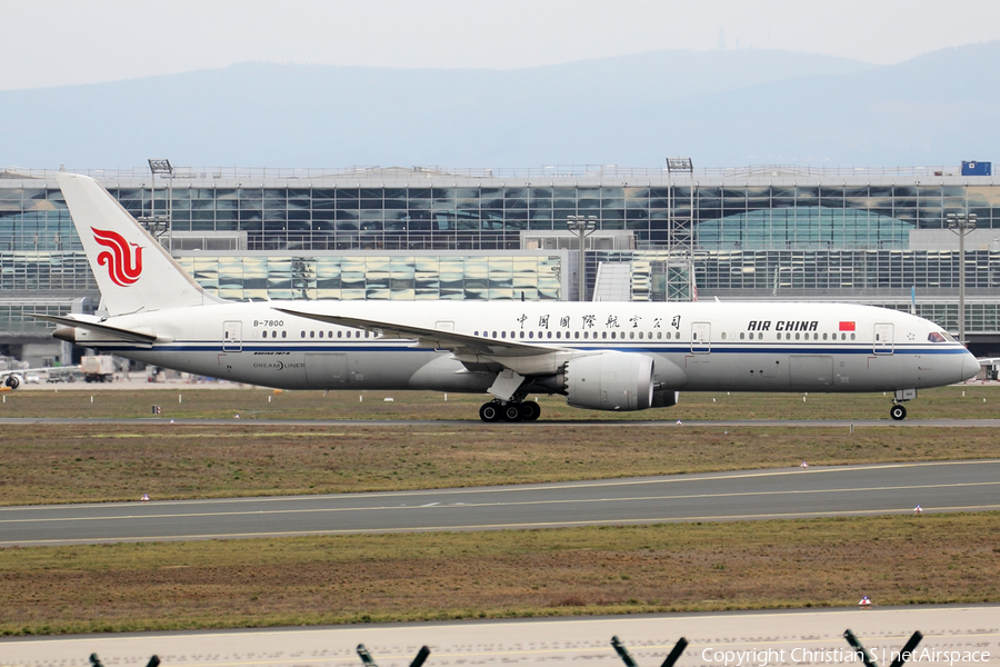 Air China Boeing 787-9 Dreamliner (B-7800) | Photo 441645