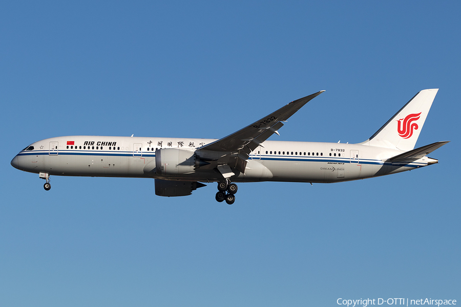 Air China Boeing 787-9 Dreamliner (B-7832) | Photo 145508