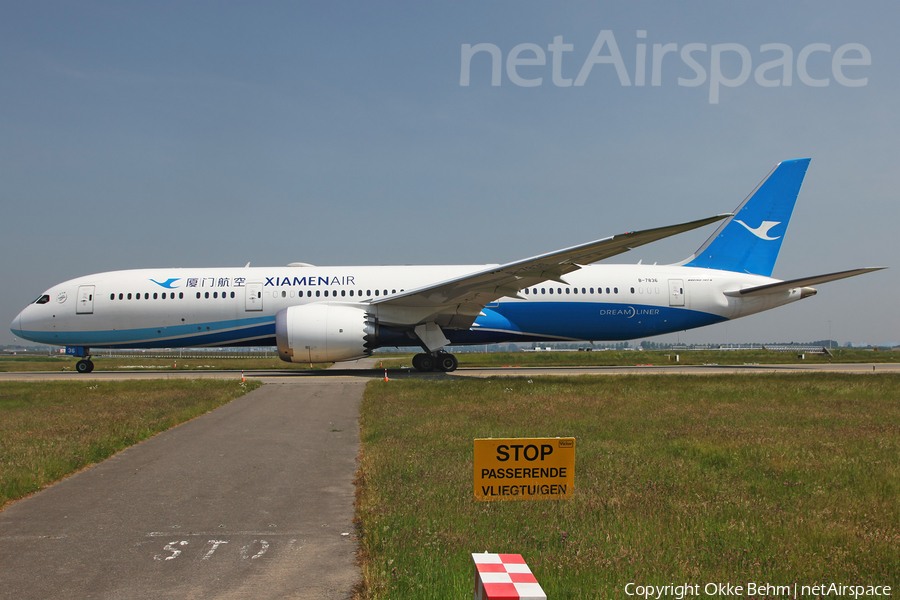 Xiamen Airlines Boeing 787-9 Dreamliner (B-7836) | Photo 245970