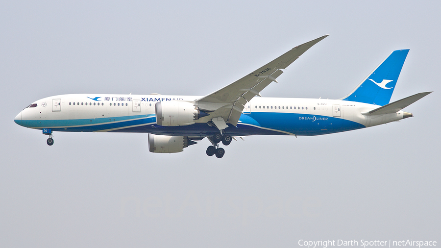 Xiamen Airlines Boeing 787-9 Dreamliner (B-7836) | Photo 249105