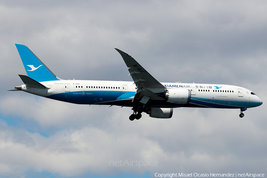 Xiamen Airlines Boeing 787-9 Dreamliner (B-7838) | Photo 352191