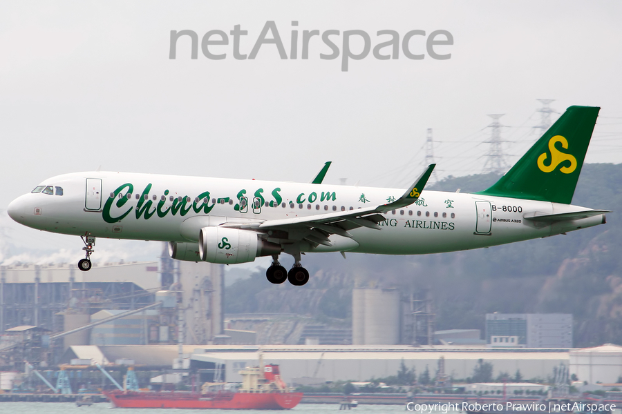 Spring Airlines Airbus A320-214 (B-8000) | Photo 387767