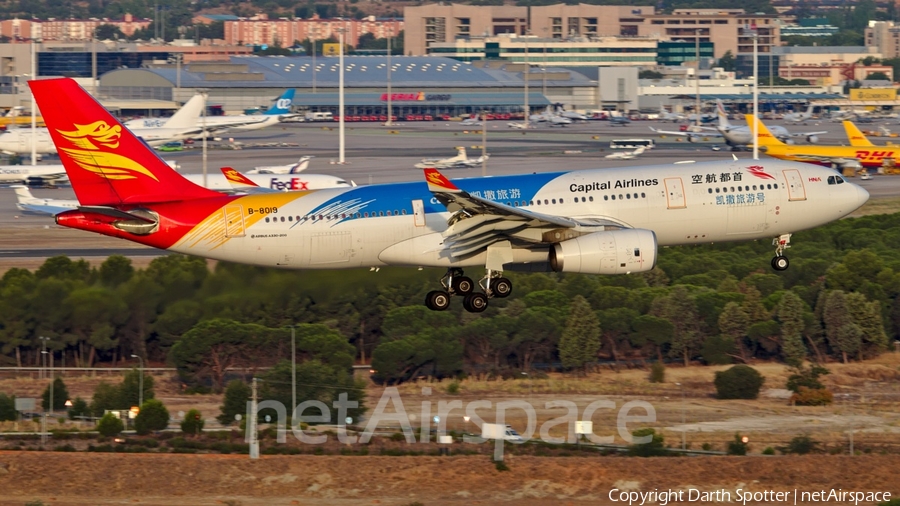 Capital Airlines Airbus A330-243 (B-8019) | Photo 179846