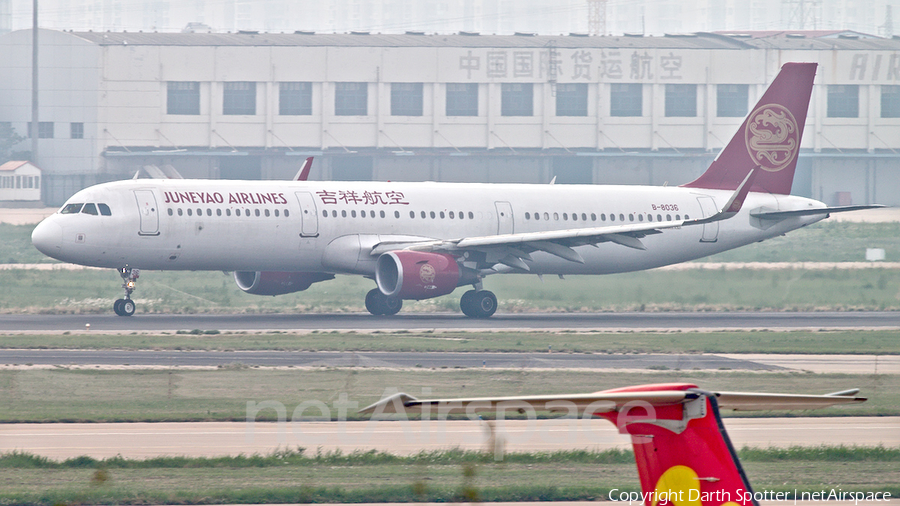 Juneyao Airlines Airbus A321-211 (B-8036) | Photo 269908