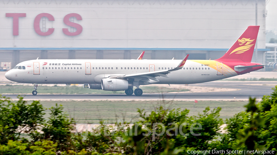 Capital Airlines Airbus A321-231 (B-8187) | Photo 269909