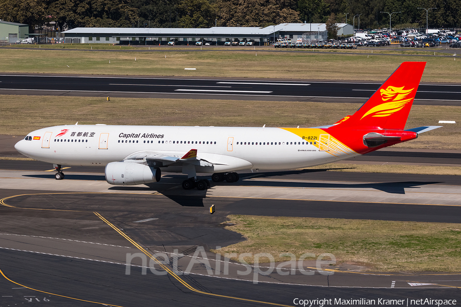 Capital Airlines Airbus A330-243 (B-8221) | Photo 390848