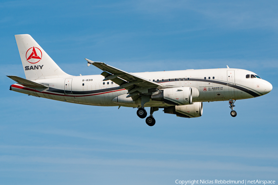 Sany Group Airbus A319-115 CJ (B-8319) | Photo 571616