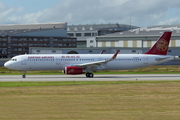 Juneyao Airlines Airbus A321-231 (B-8540) at  Hamburg - Finkenwerder, Germany