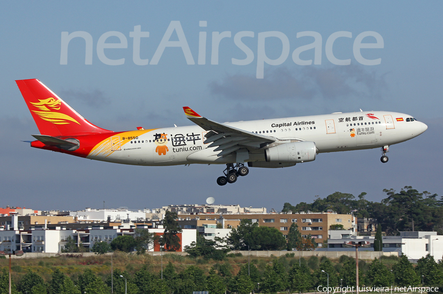 Capital Airlines Airbus A330-243 (B-8550) | Photo 248127