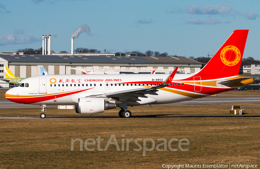 Chengdu Airlines Airbus A319-115 (B-8852) | Photo 251753