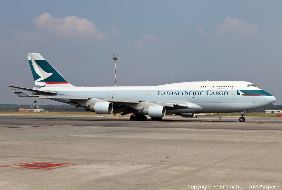 Cathay Pacific Cargo Boeing 747-412(BCF) (B-HKH) | Photo 406041