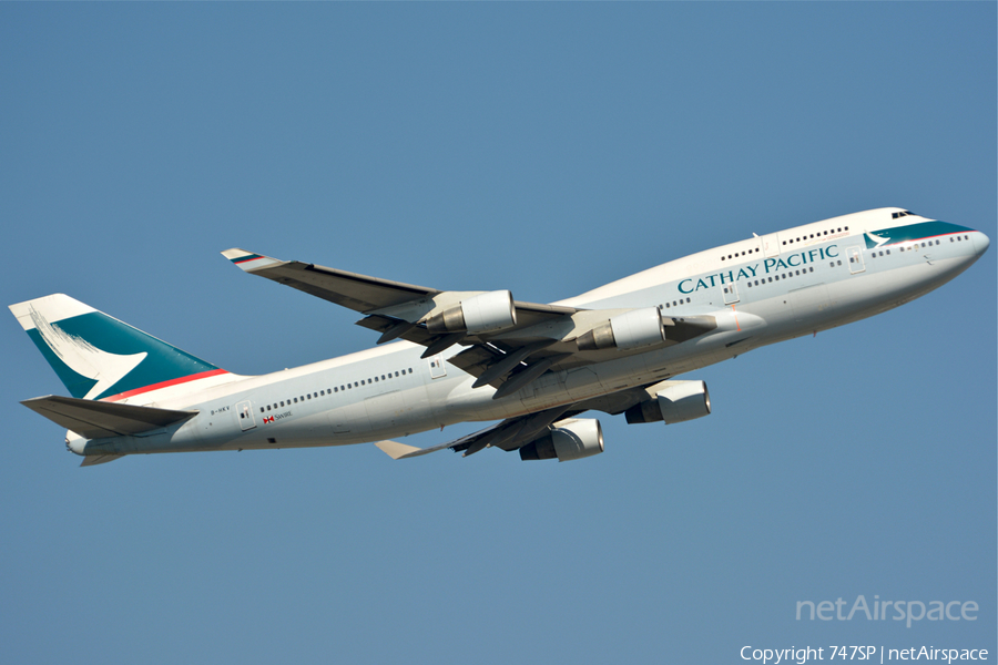 Cathay Pacific Boeing 747-412 (B-HKV) | Photo 60013